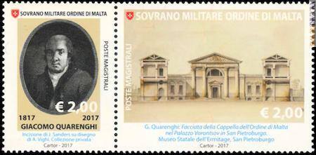 commemorative stamp at the Poste Magistrali in collaboration with Russian Posts commemorative stamp